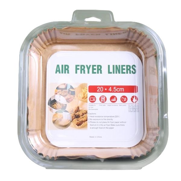 Baking Paper for Hot Air Fryer 21 x 21 x 4.5 cm Air Fryer Baking Paper
