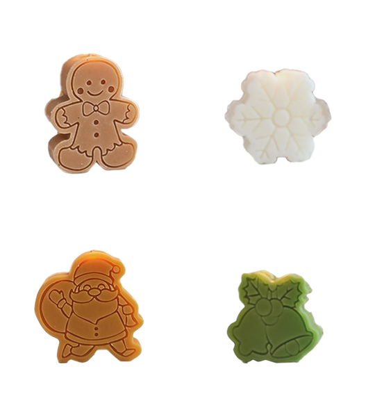 4 Piece Festive Design Aromatherapy Candles For Christmas