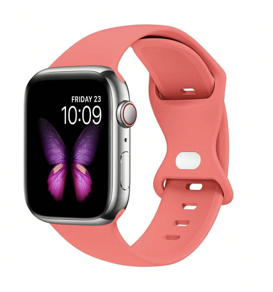 Silicone Watch Strap Compatible with Apple Watch 38-41mm 5Pc