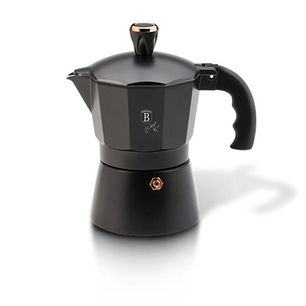 Berlinger Haus 6 Cup Coffee Maker (300 ml) - Black Rose