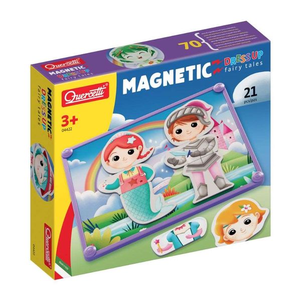 Quercetti Magnetic Dress Up Activity Set: Fairy Tale