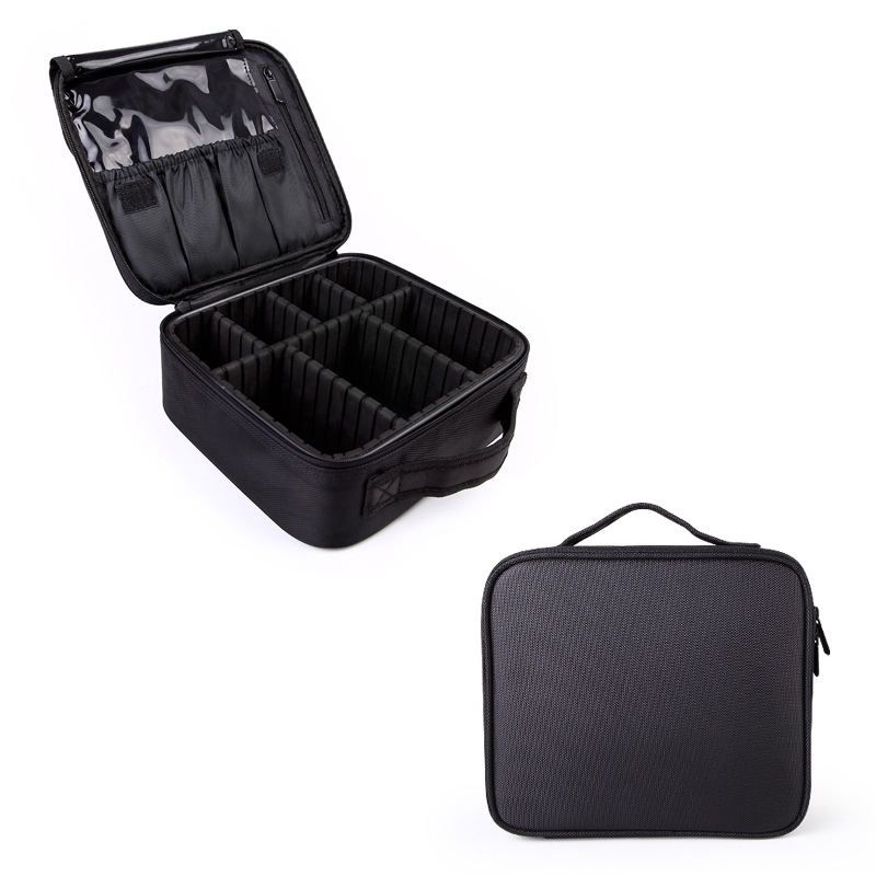 Mini Oxford Makeup Storage Bag Removable Partition Makeup Case