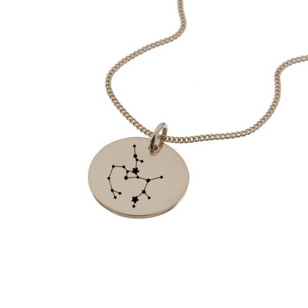 Sagittarius Constellation Rose Gold Necklace