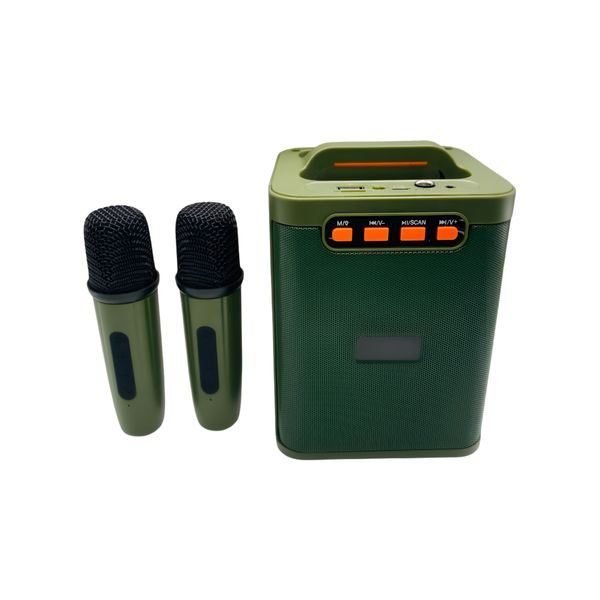 Bluetooth wireless Karaoke Speaker - With Dual Wireless Mics