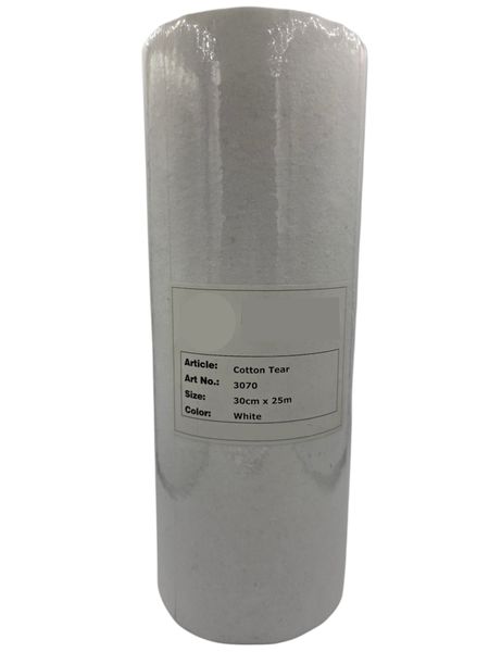 Embroidery Backing Cotton Tear 3070 -Stitch &amp; Tear- 25m