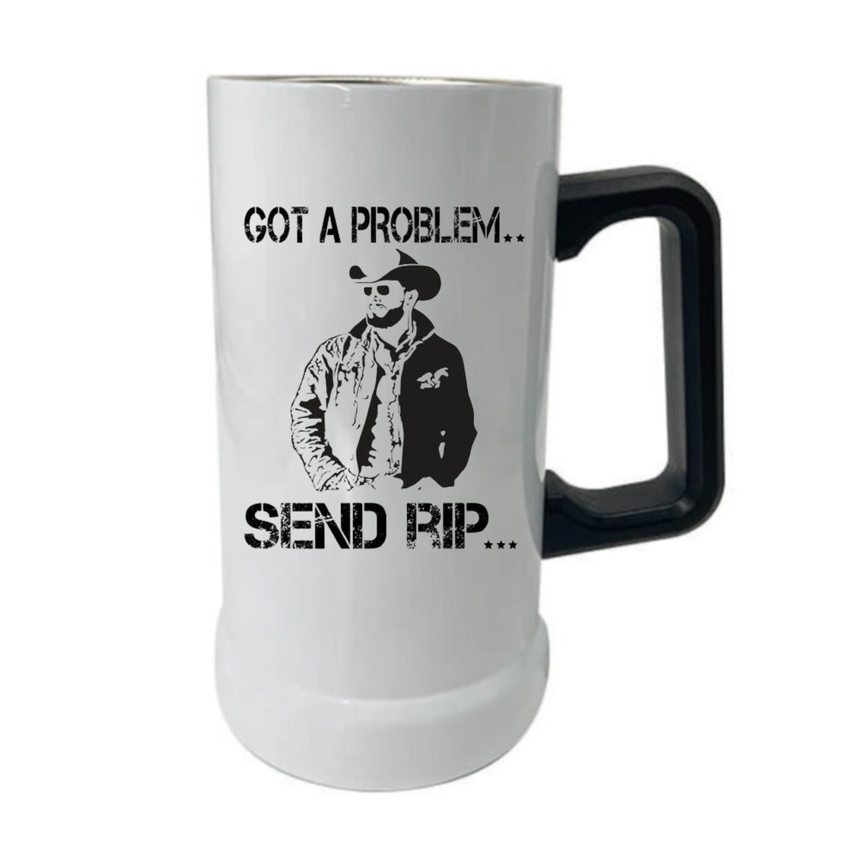 Send Rip - Sublimated Double Wall Stainless steel 750ml Beer Mug Shop