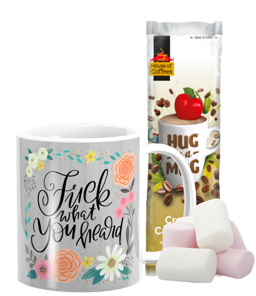 PepperSt Hug Mug with Marshmallows - Fu... What You Heard