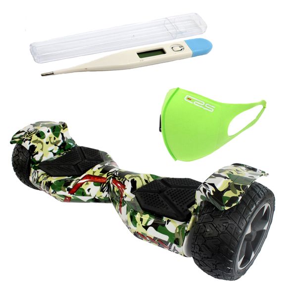 Self Balance Scooter 8.5" Hoverboard- Off-Road -Combo - Camo Green