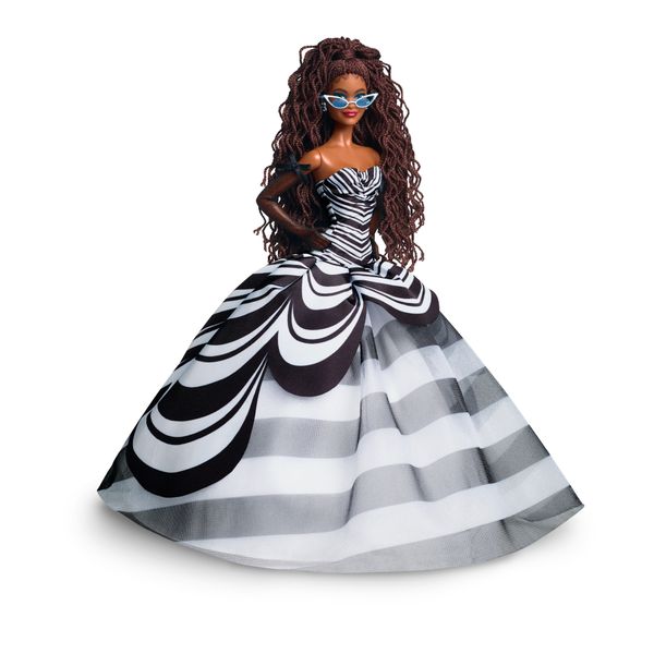 Barbie - 65th Blue Sapphire Anniversary Doll with Brown Braided Hair