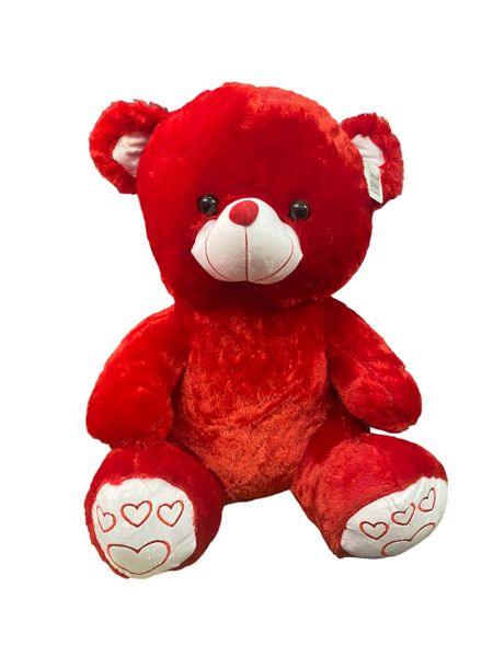 Tanotib Plush Teddy Bear with Heart Paws - Red- 70CM