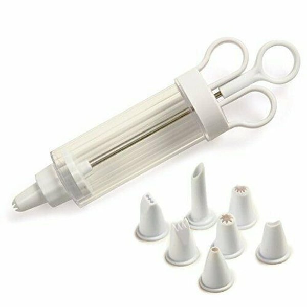 9 Pieces Icing Syringe And Nozzle Cake Decorating Set