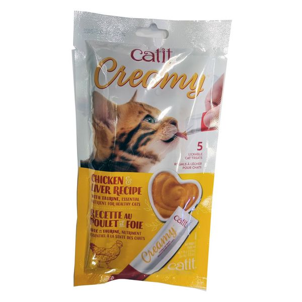 Catit Creamy Chicken Liver Cat Treat 75g
