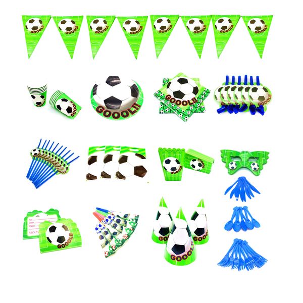 Home Party Kids Football/Soccer Table Decoration Set 144
