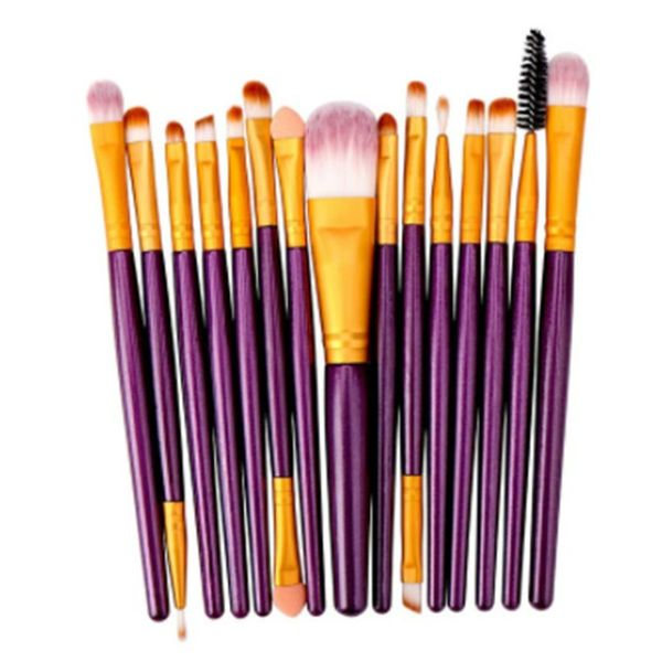 15 Pieces Makeup Beauty Professional Brush Set For Face