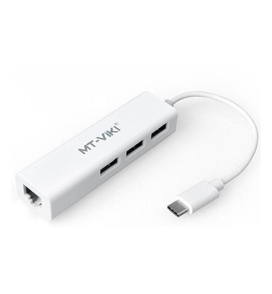 Type-C to 3 port USB2.0 Hub with RJ45
