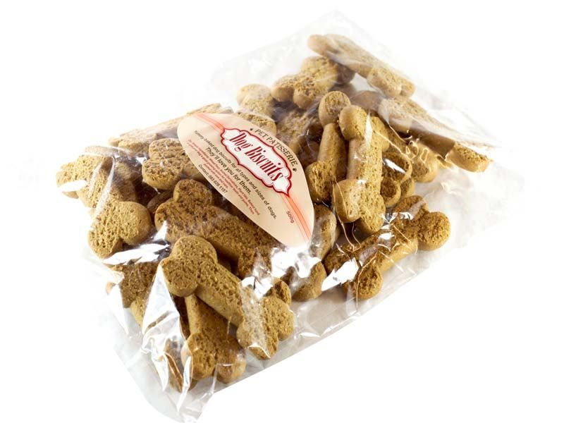 Pet Patisserie Yummy Dog Biscuits - Large Bone Shape Biscuits Pack of 3