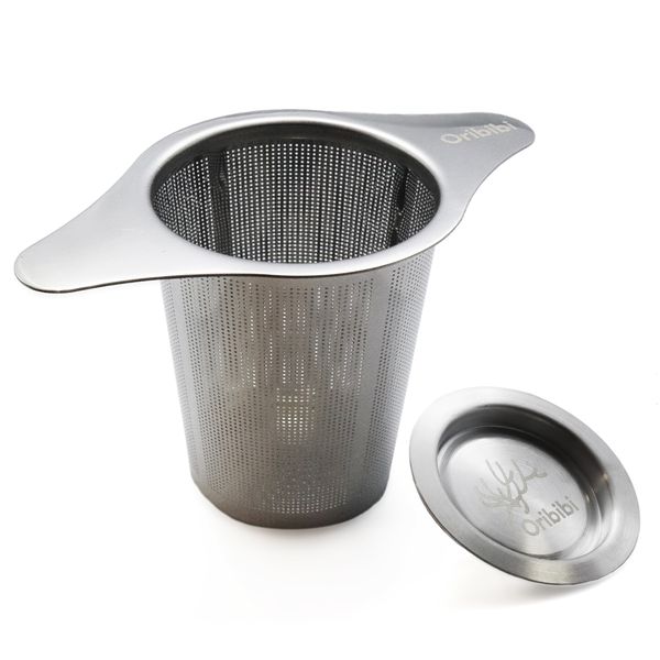 Oribibi - Tea Strainer / Infuser Basket - Extra Fine Mesh, Stainless Steel