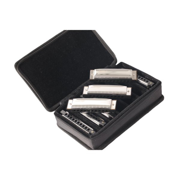 East top 7pcs of Diatonic Harmonica 10 Hole 20 Tone Blues Diatonic