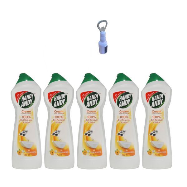 Handy Andy Household Cleaning Cream Spring Fresh 750ml (Pack of 5)