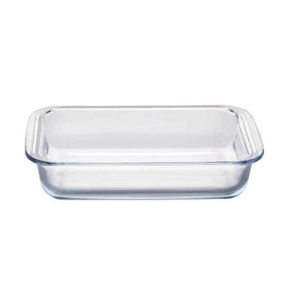 Rectangular Glass Serving Dish Set - Clear 2 Piece