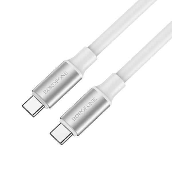 Borofone 60W Silicone USB-C to USB-C Fast Charging Data Cable (1m)
