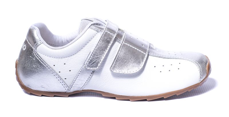 Via Uno Women's Coco White Sneakers - White/Silver