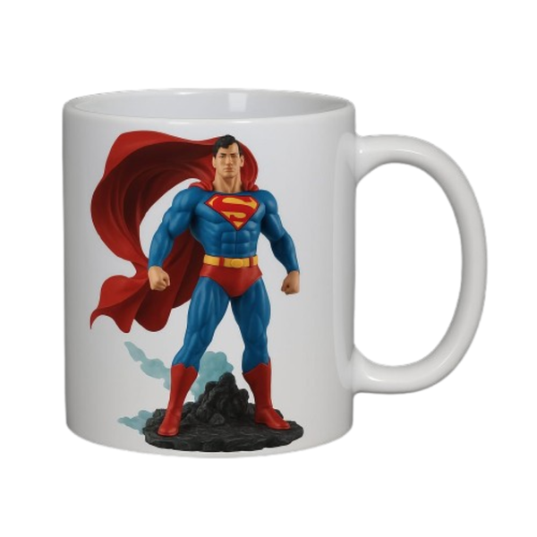 Superman designed Coffee Tea Mug Ceramic Superhero Legendary Coffee lMug
