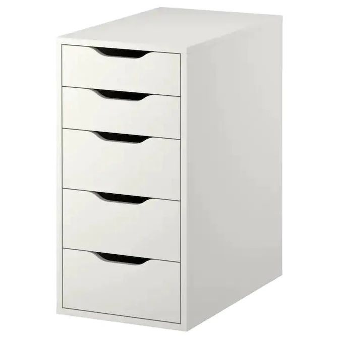 Drawer unit with 5 drawersWhite Shop Today. Get it Tomorrow!