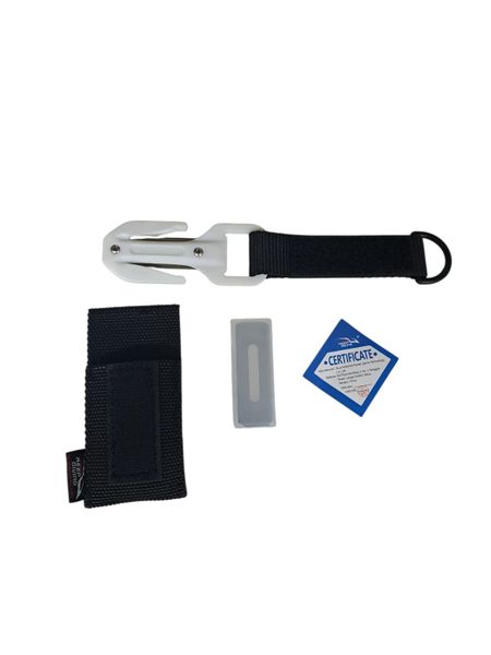 KEEP DIVING - ABS Secant Line Cutter Knife Diving Equipment - White