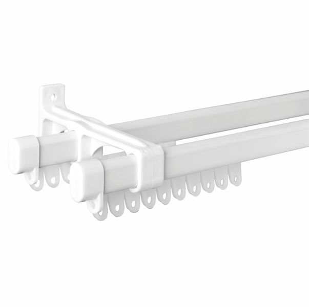 Clipper C-Track Double 1.5m - White