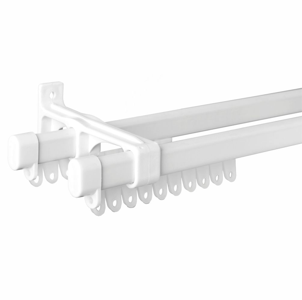 Clipper C-Track Double 2.0m - White