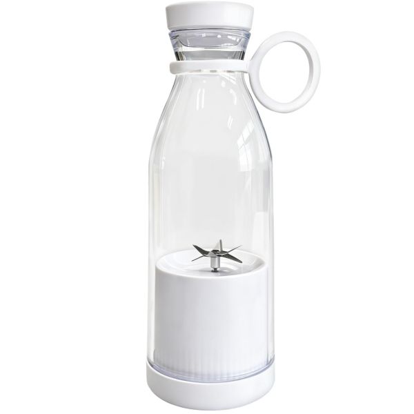 Portable Blender, USB Rechargeable Blender, Travel Size Juicer Cup - White