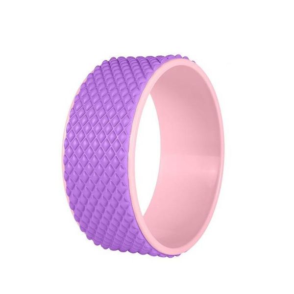 Yoga Wheel with 3D Diamond Grove - Purple