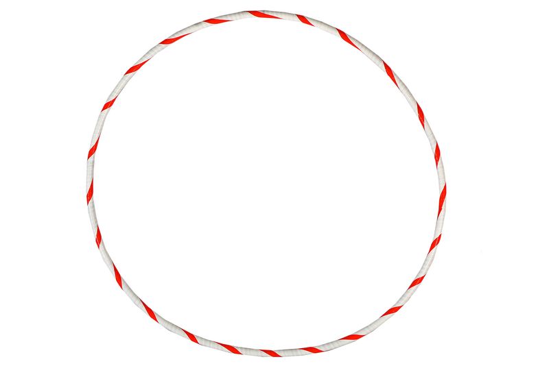 Hula Hoop Number 13 - White and Red - 100cm