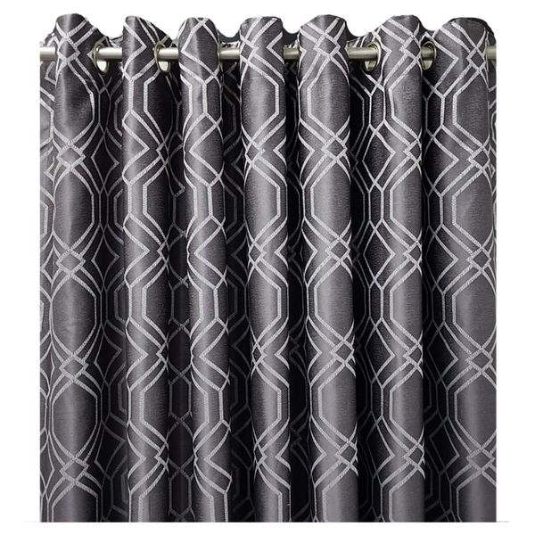 Geo - Charcoal -Lined -Eyelet image