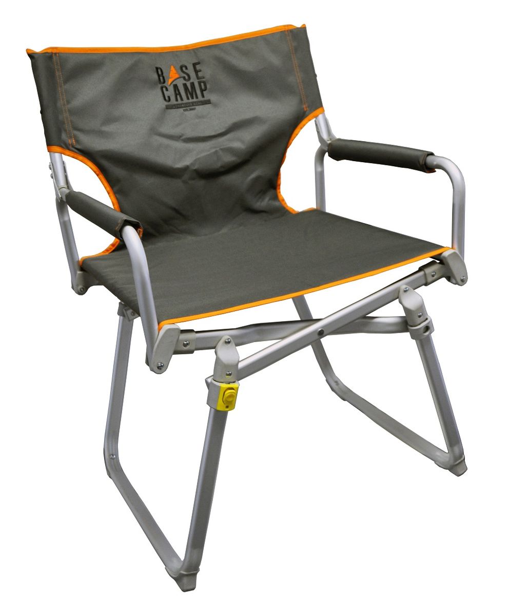 Basecamp Directors Chair Camping Furniture Compact Aluminium Grey Shop Today. Get it
