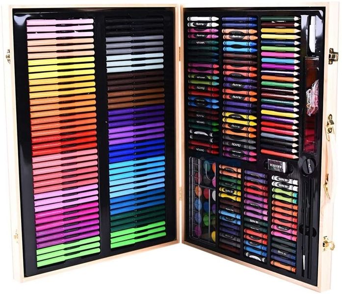 Children's Drawing Pen Set Children's Brush Set 251 Wooden Box