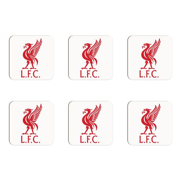 Liverpool LFC Red Coasters - Set of 6