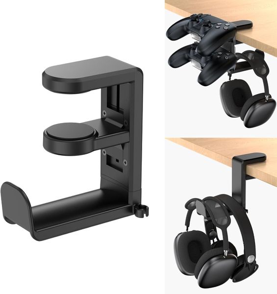 Adjustable Headphone Stand Holder,Universal Desktop Organizer for Gaming