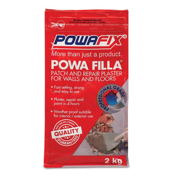 2 Pack Powafix Powa Filla-Patching Cement 2kg
