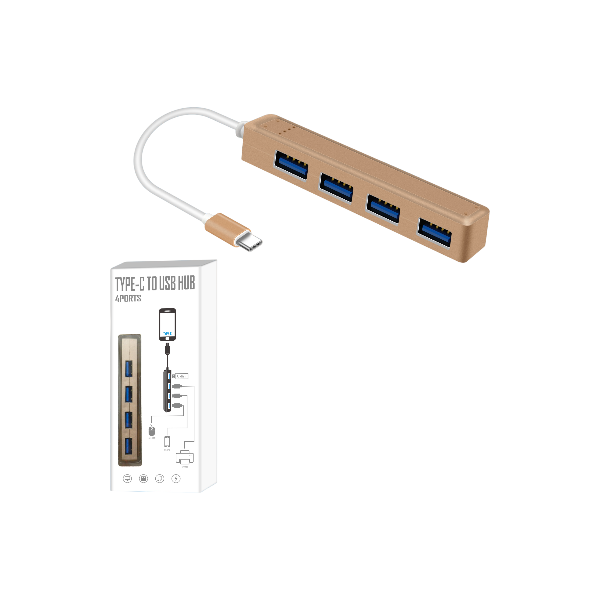 Type-C to 4 USB 2.0 Ports Hub