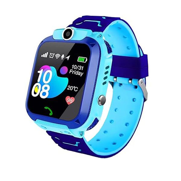Kid Smart Watch GPS Tracker 2G SIM Card for Call(no including SIM Card)Blue