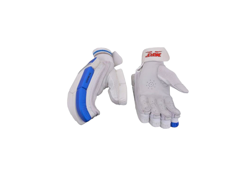 MRF Cricket Batting Gloves Yrh Legend 2.0 - White/Blue