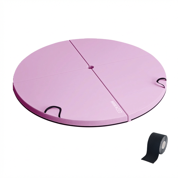 MIkaco Pole Dance Crash/Protective Mat w/ Kinesiology Tape-D120cm×H3cm