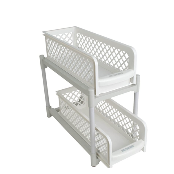Portable 2 Tier Basket Drawers