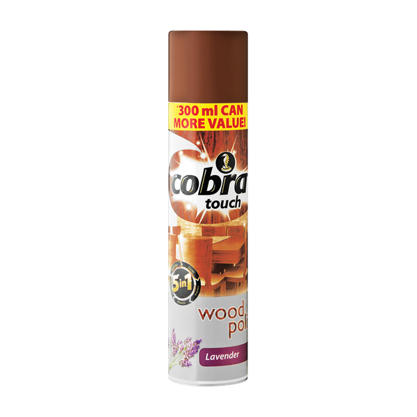 Cobra Touch Wood Polish Lavender - 300ml