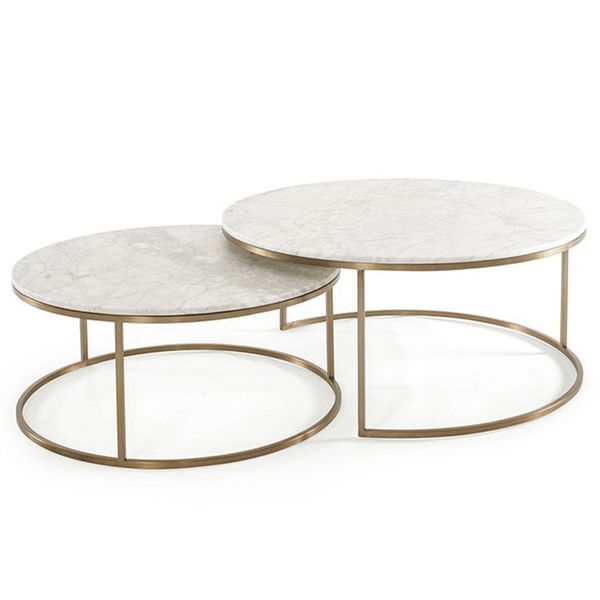 TD- Marble Round Coffee Table