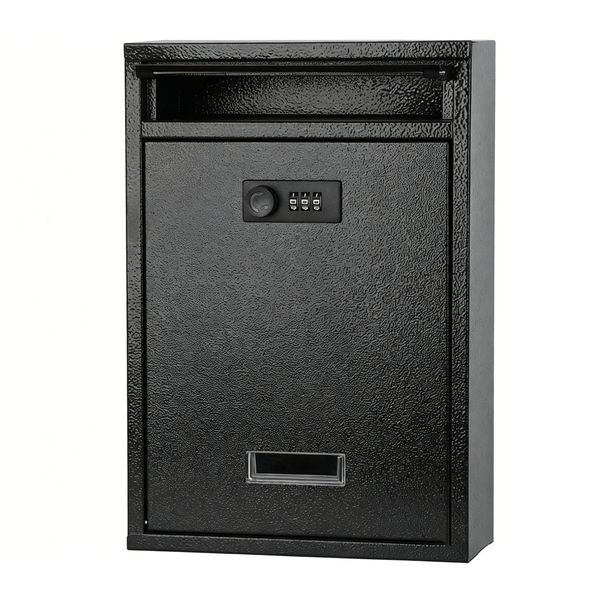 Stainless Steel Wall Mounted Mailbox Lockable Box with Keys/with Password