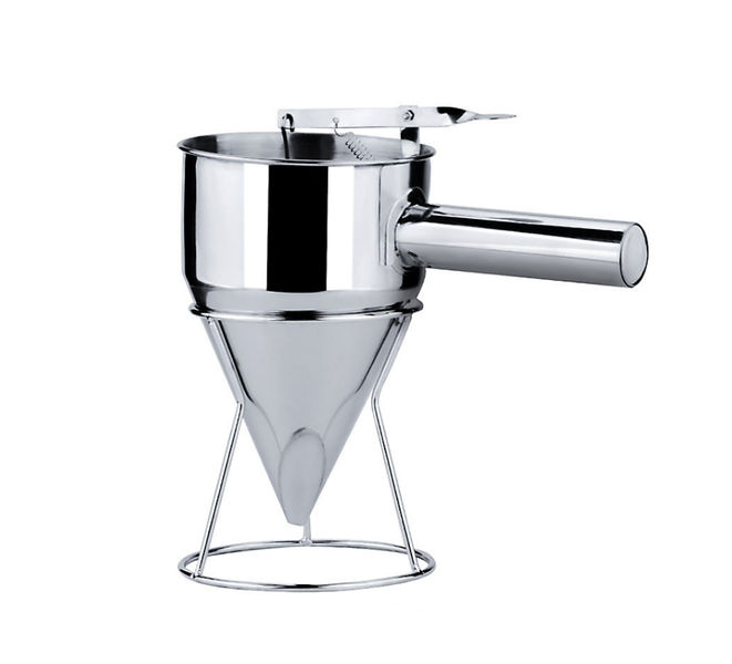 2-Piece Set Stainless Steel Funnel Dispenser