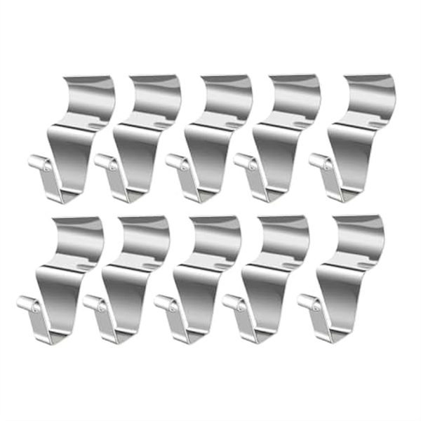 10Pcs Hooks for Siding,Siding Hooks for Hanging Outdoor,No-Hole Needed Viny